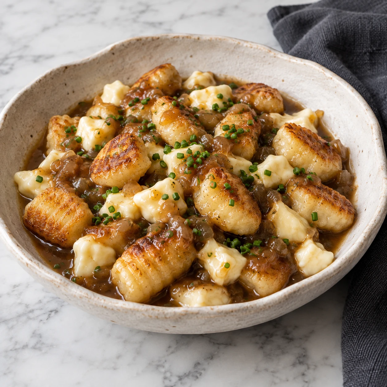 Air-Fryer Gnocchi Poutine