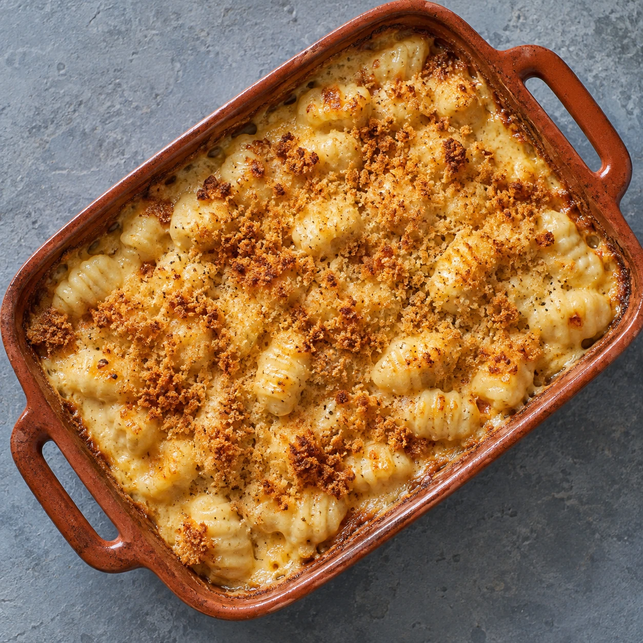 Baked Gnocchi Mac and Cheese