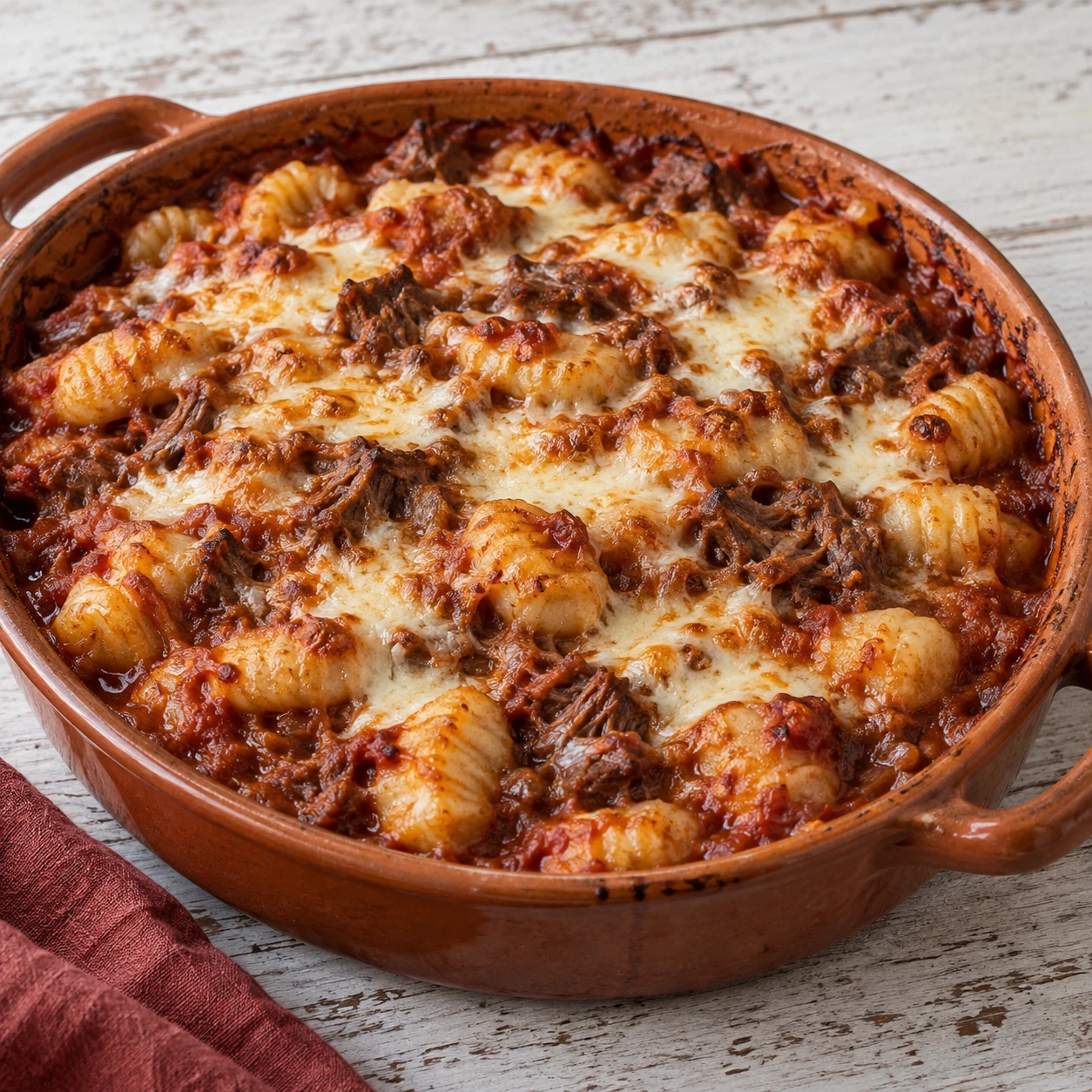Braised Beef Gnocchi Bake