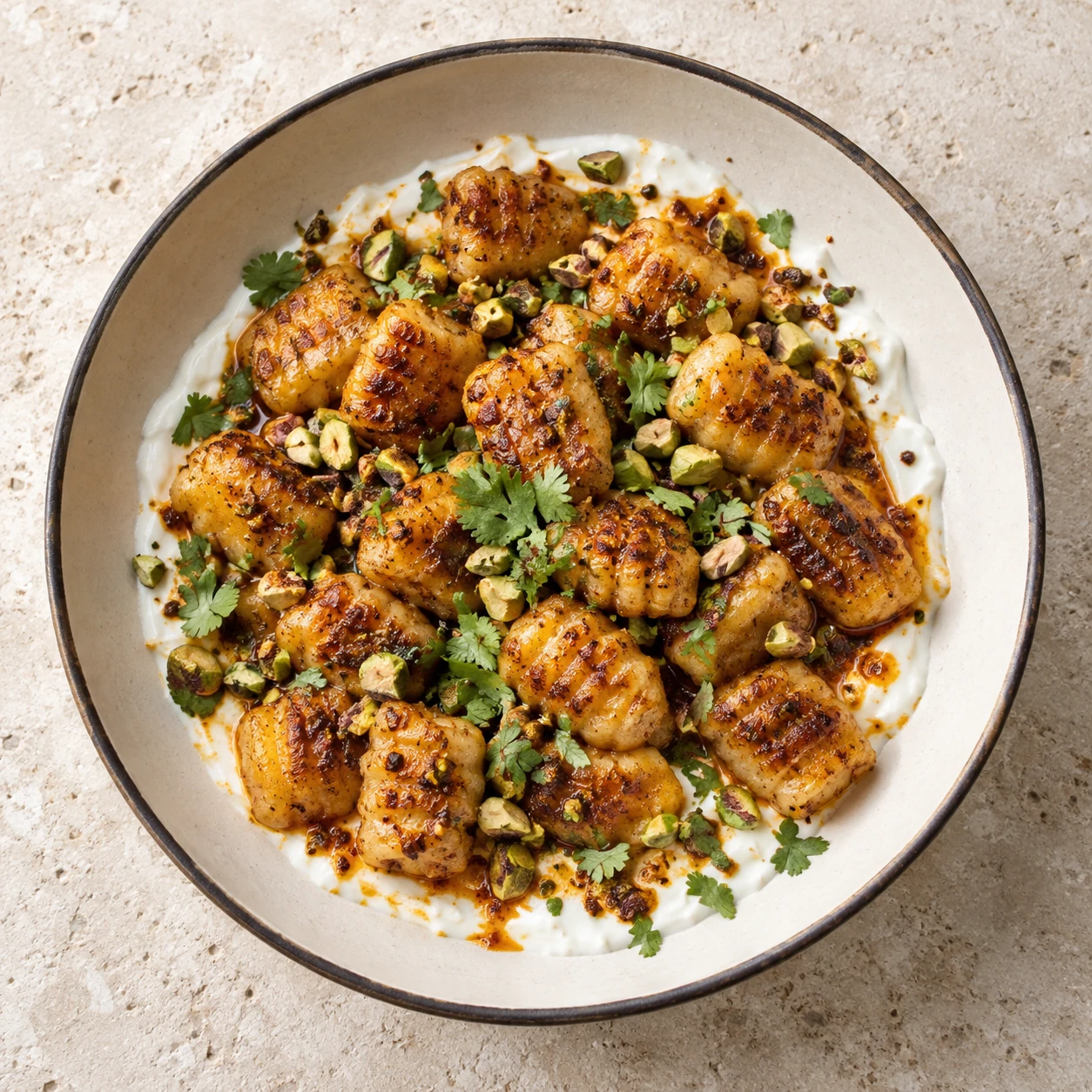 Chickpea Flour Gnocchi with Harissa Butter