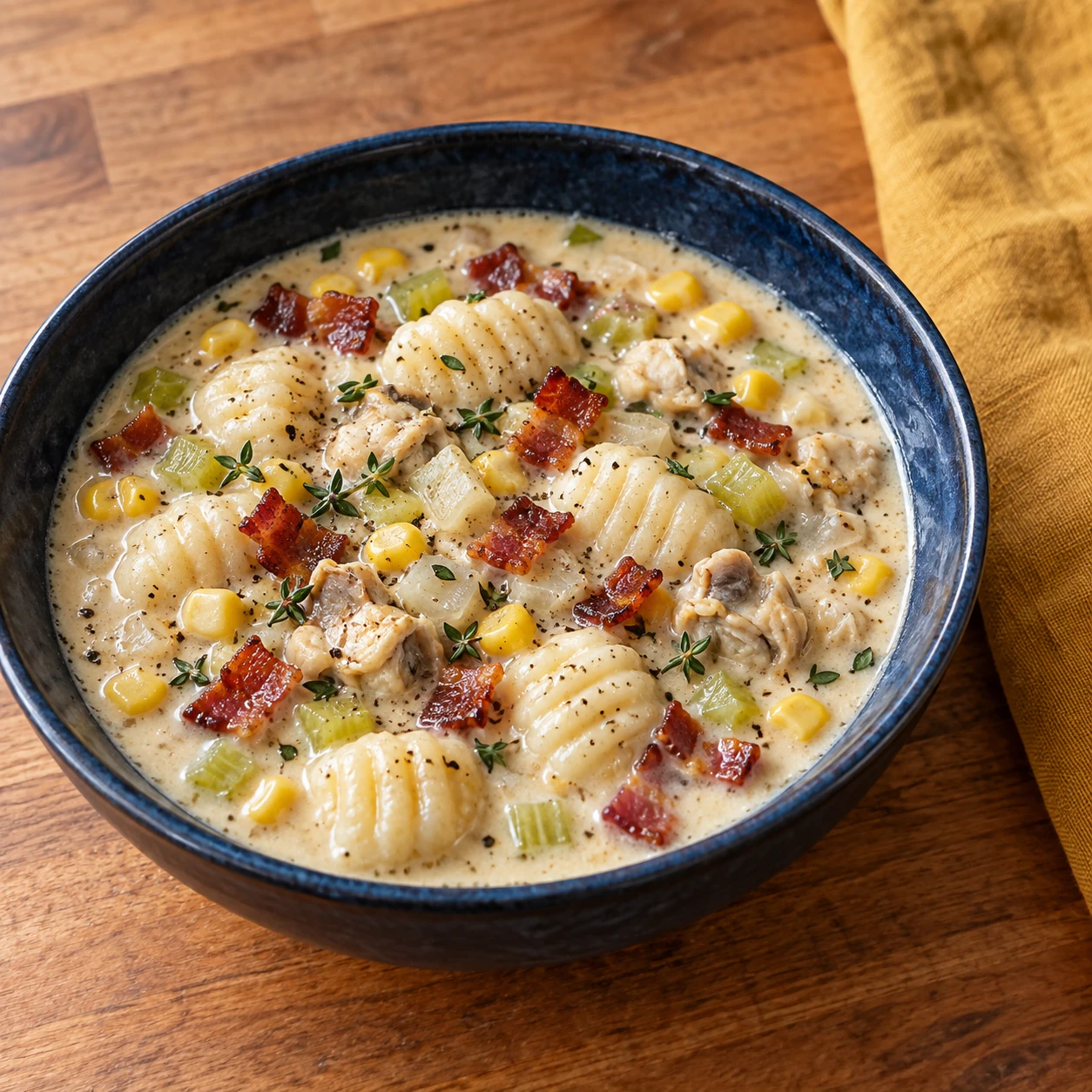 Clam Chowder with Homemade Gnocchi