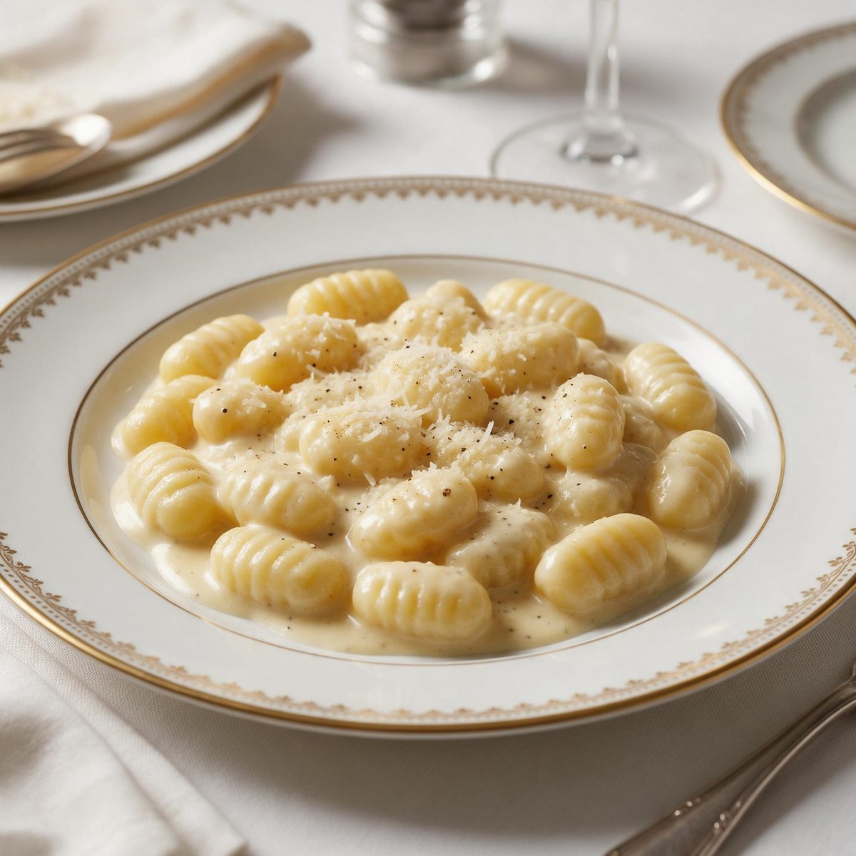 Homemade Gnocchi Alfredo