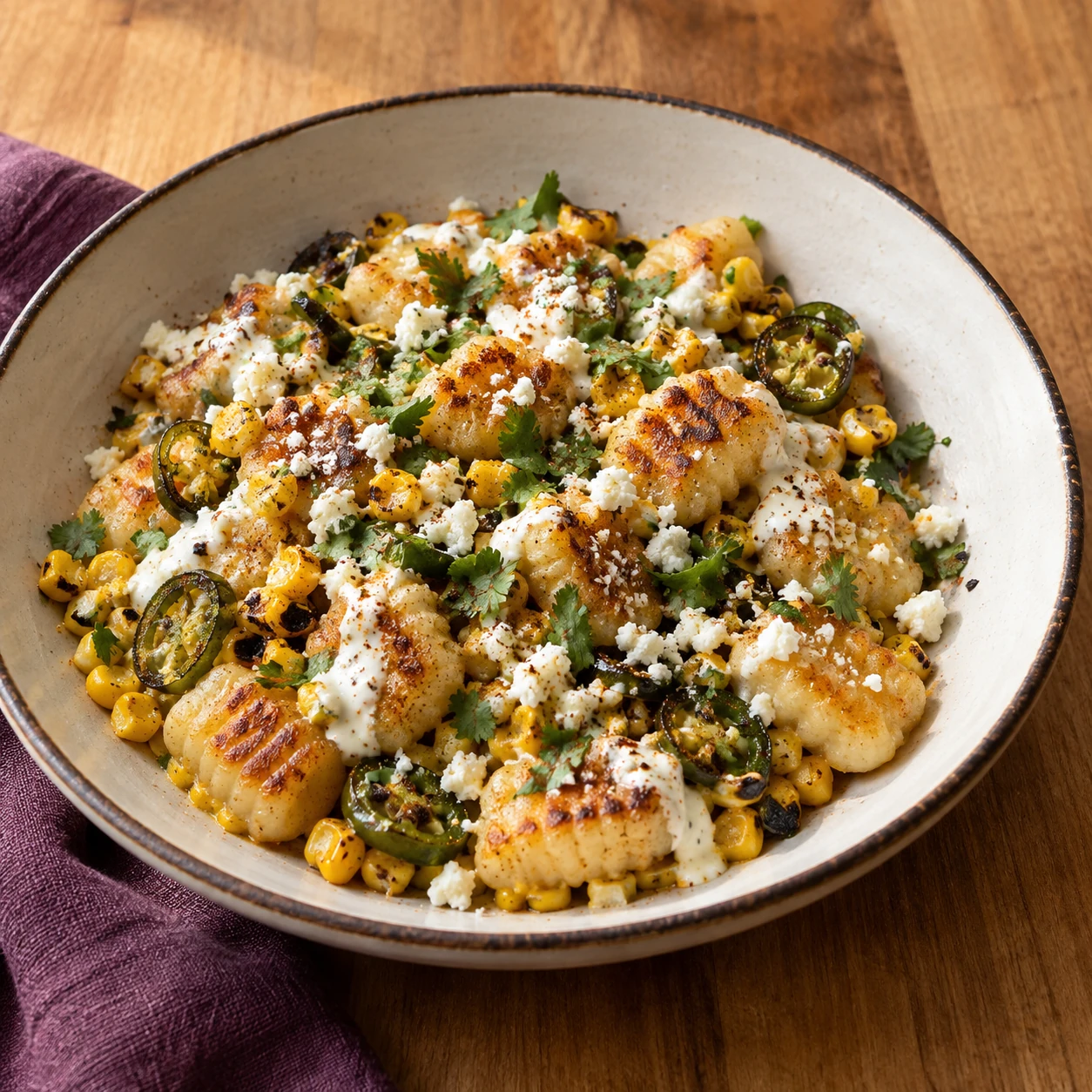 Elote Street Corn Gnocchi