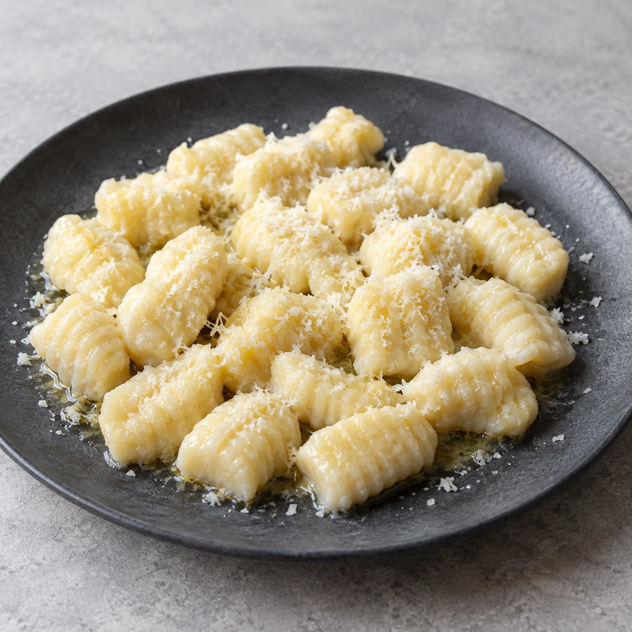 Homemade Ricotta Gnocchi with Butter and Parmesan