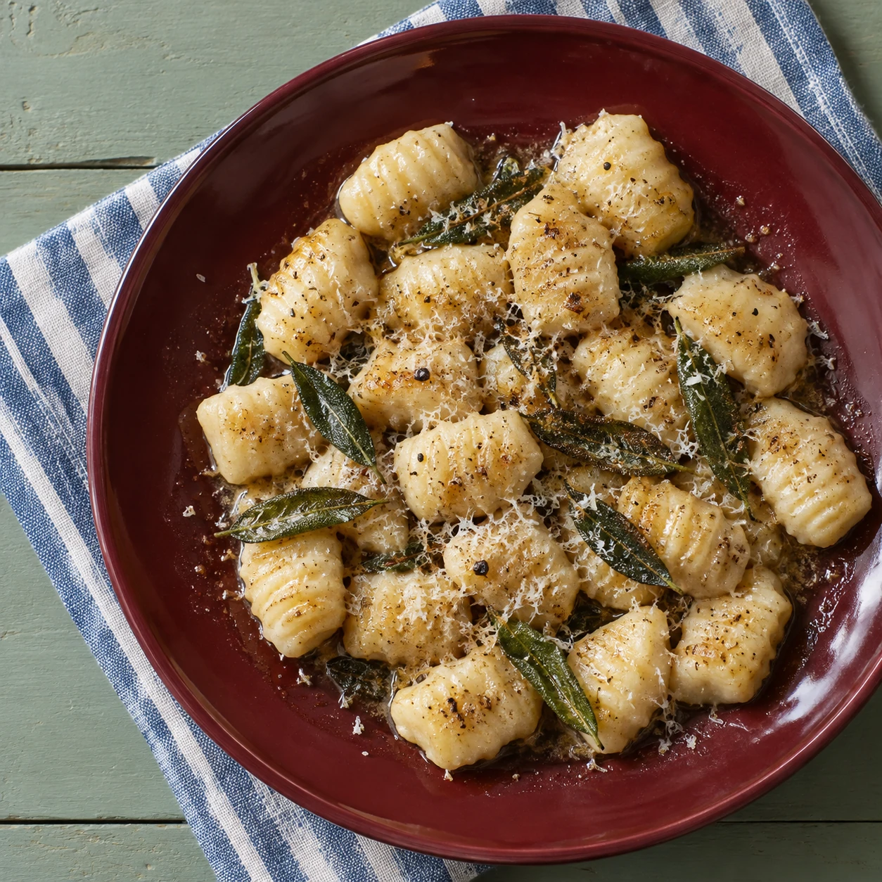 Potato Gnocchi with Brown Butter and Sage