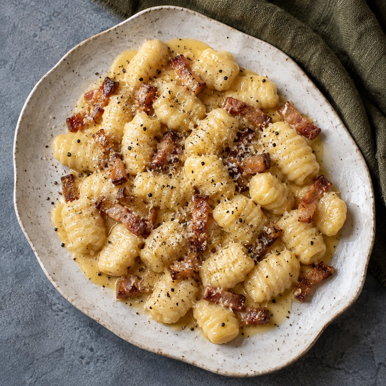 Gnocchi Carbonara