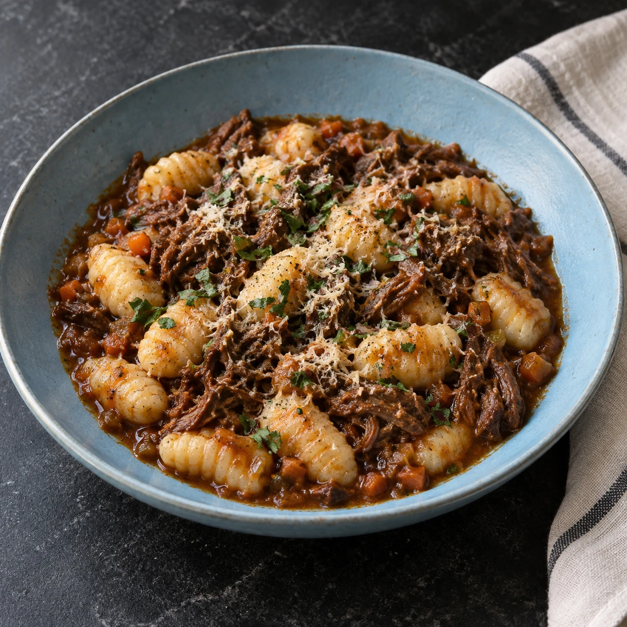 Gnocchi with Slow-Braised Beef