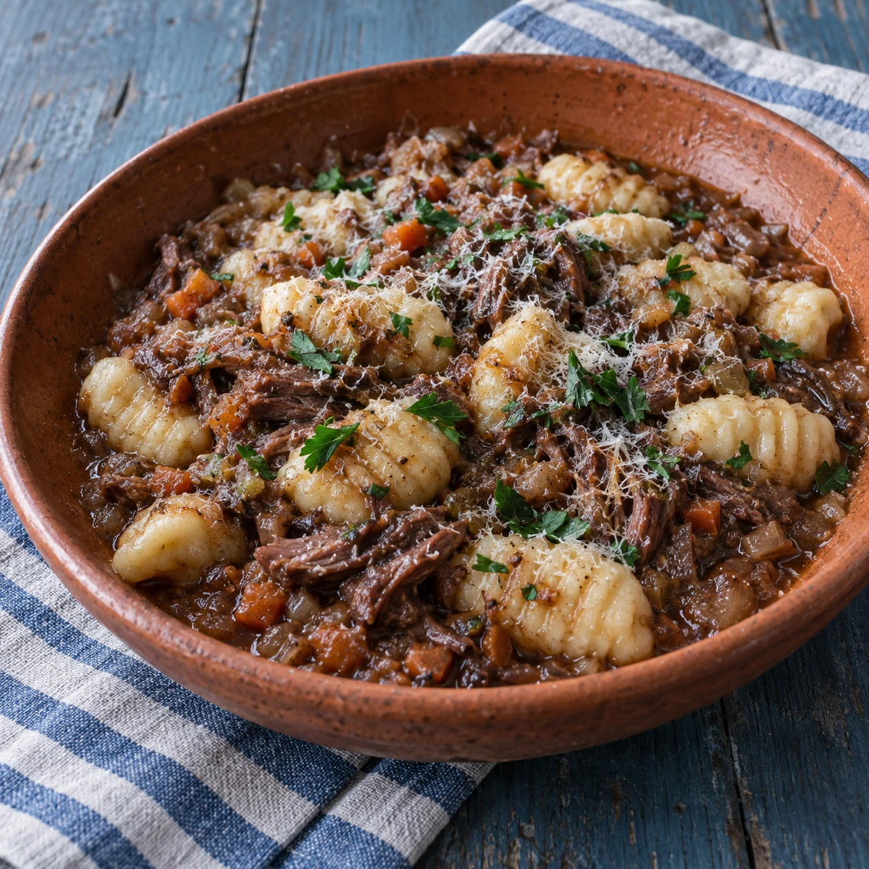 Gnocchi with Slow-Braised Duck