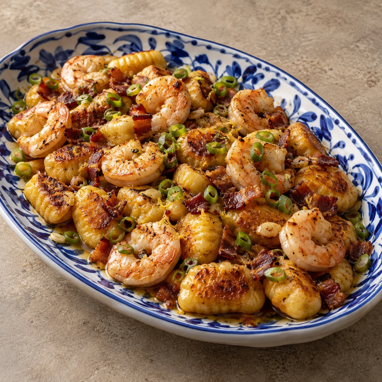 Shrimp and Grits Gnocchi