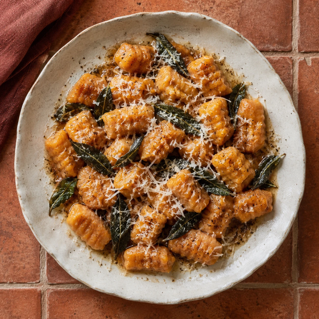 Sweet Potato Gnocchi with Brown Butter and Sage