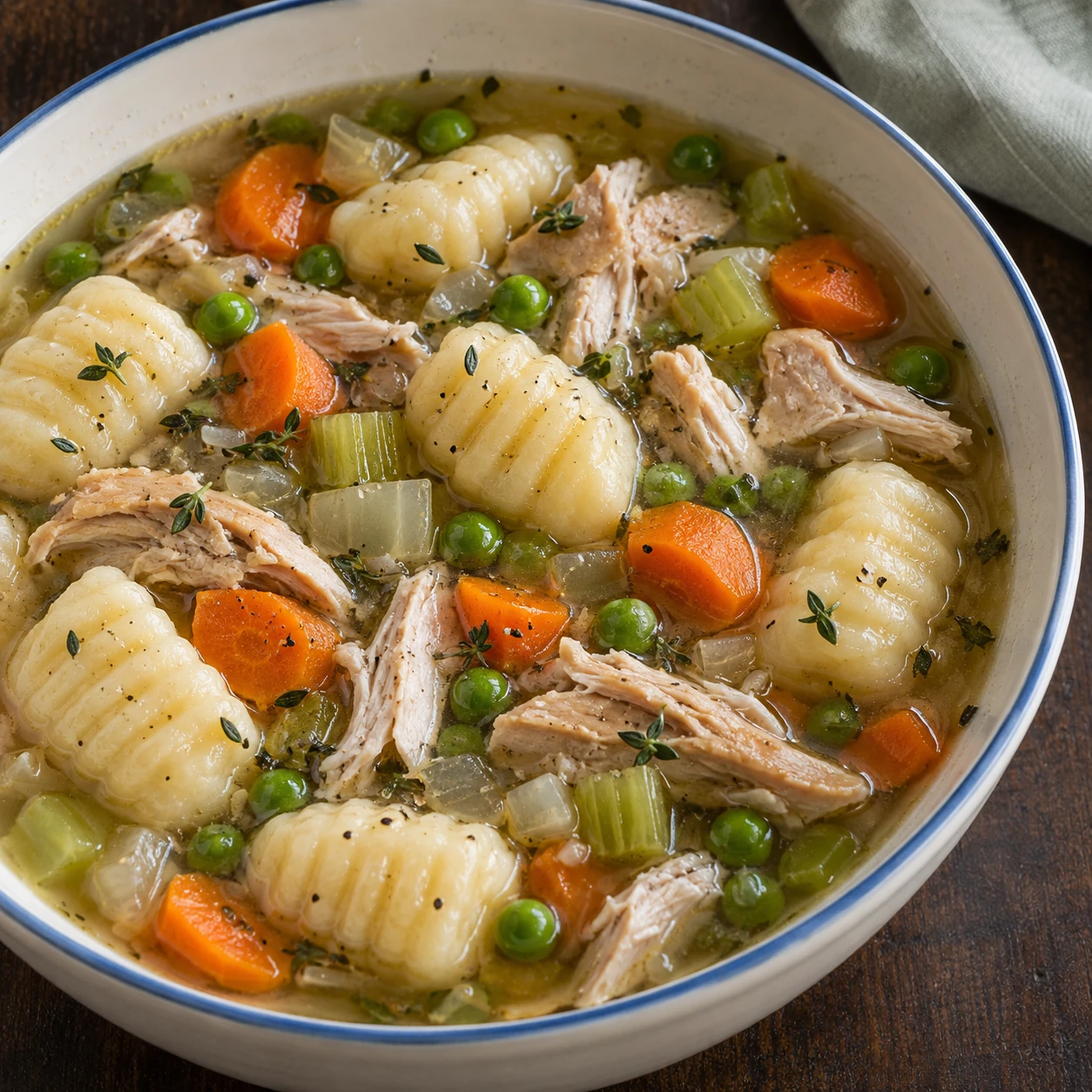 Turkey Gnocchi Soup