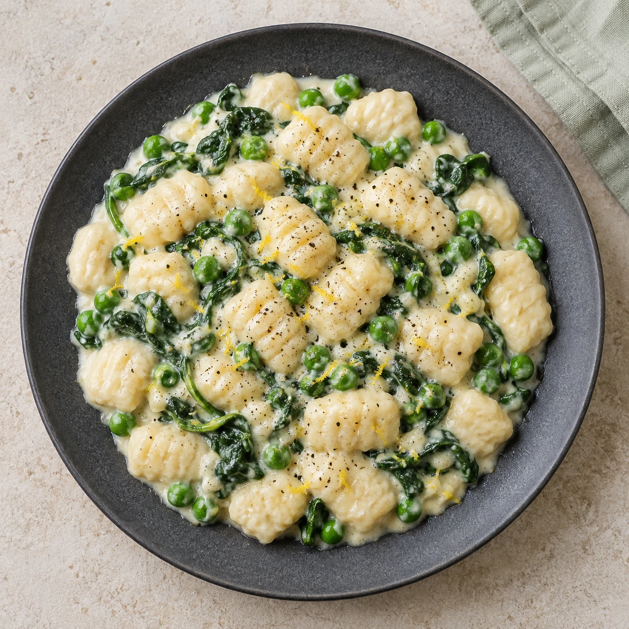 Vegan Gnocchi with White Bean Alfredo