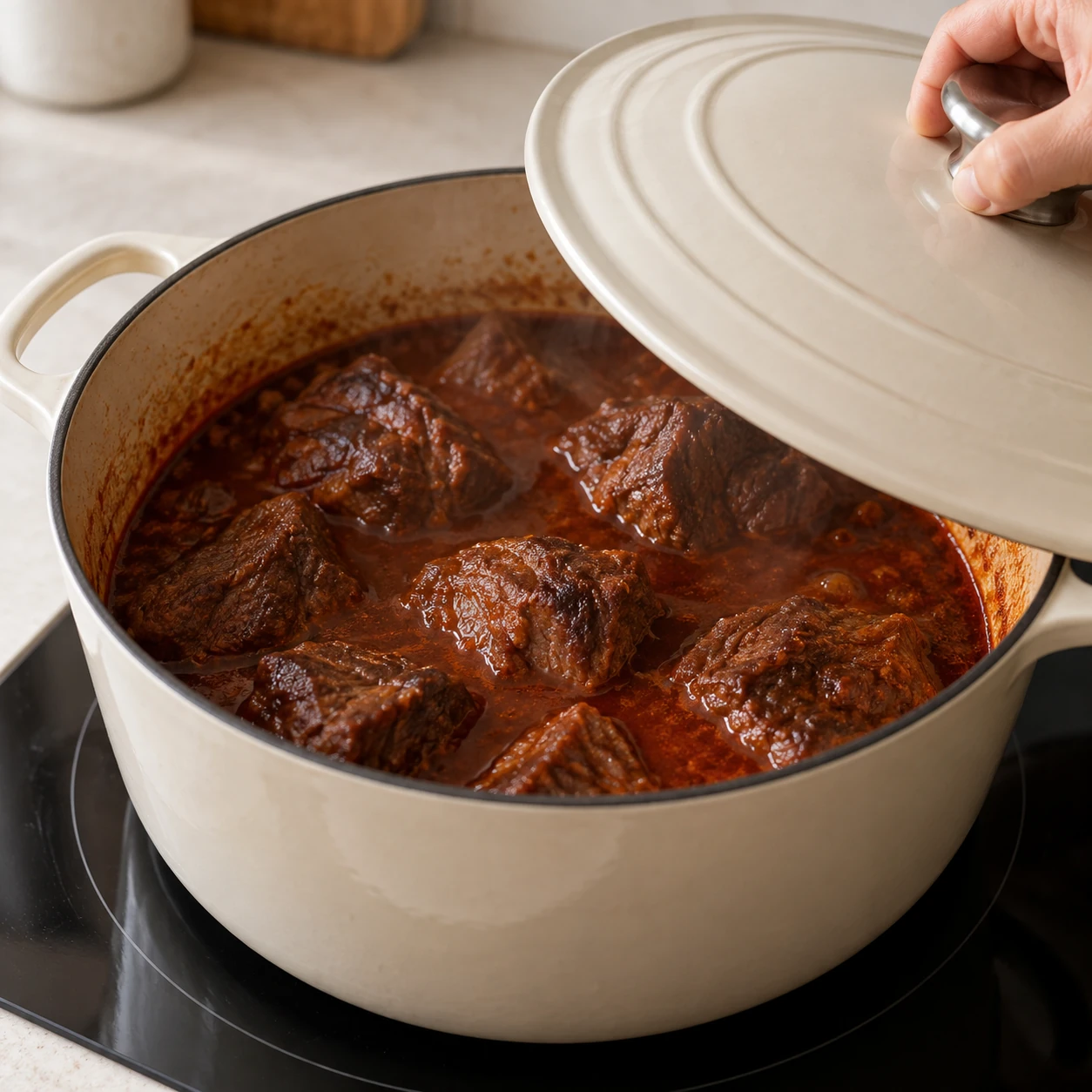 Braise the beef