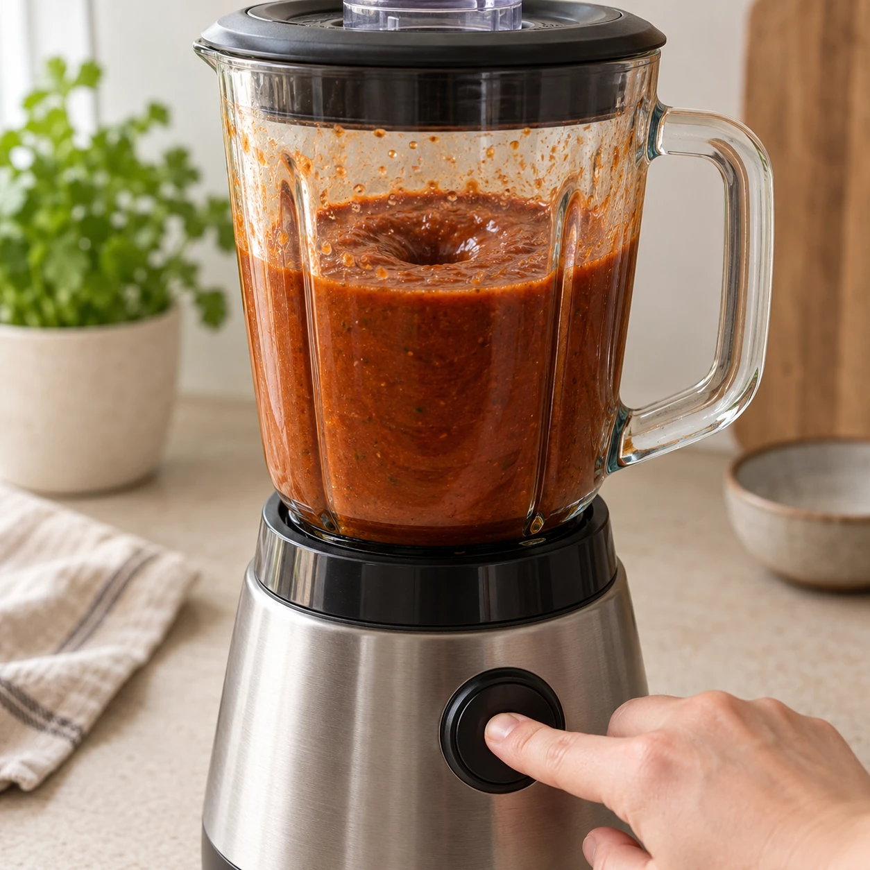Make the chile puree