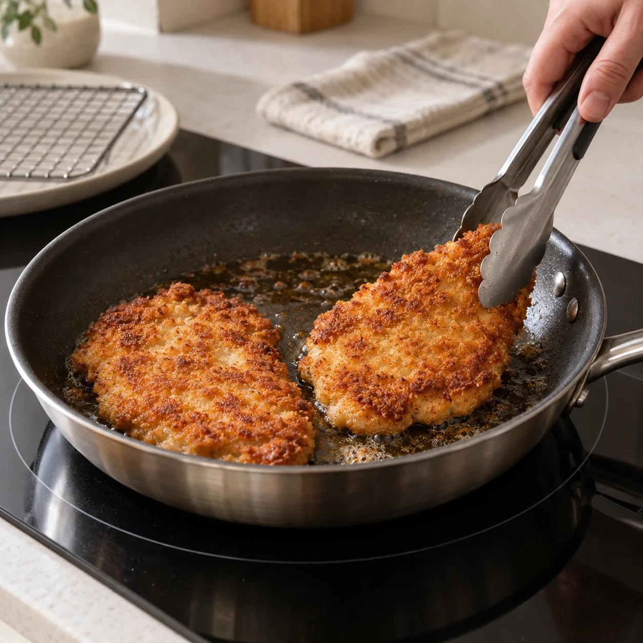 Fry the katsu