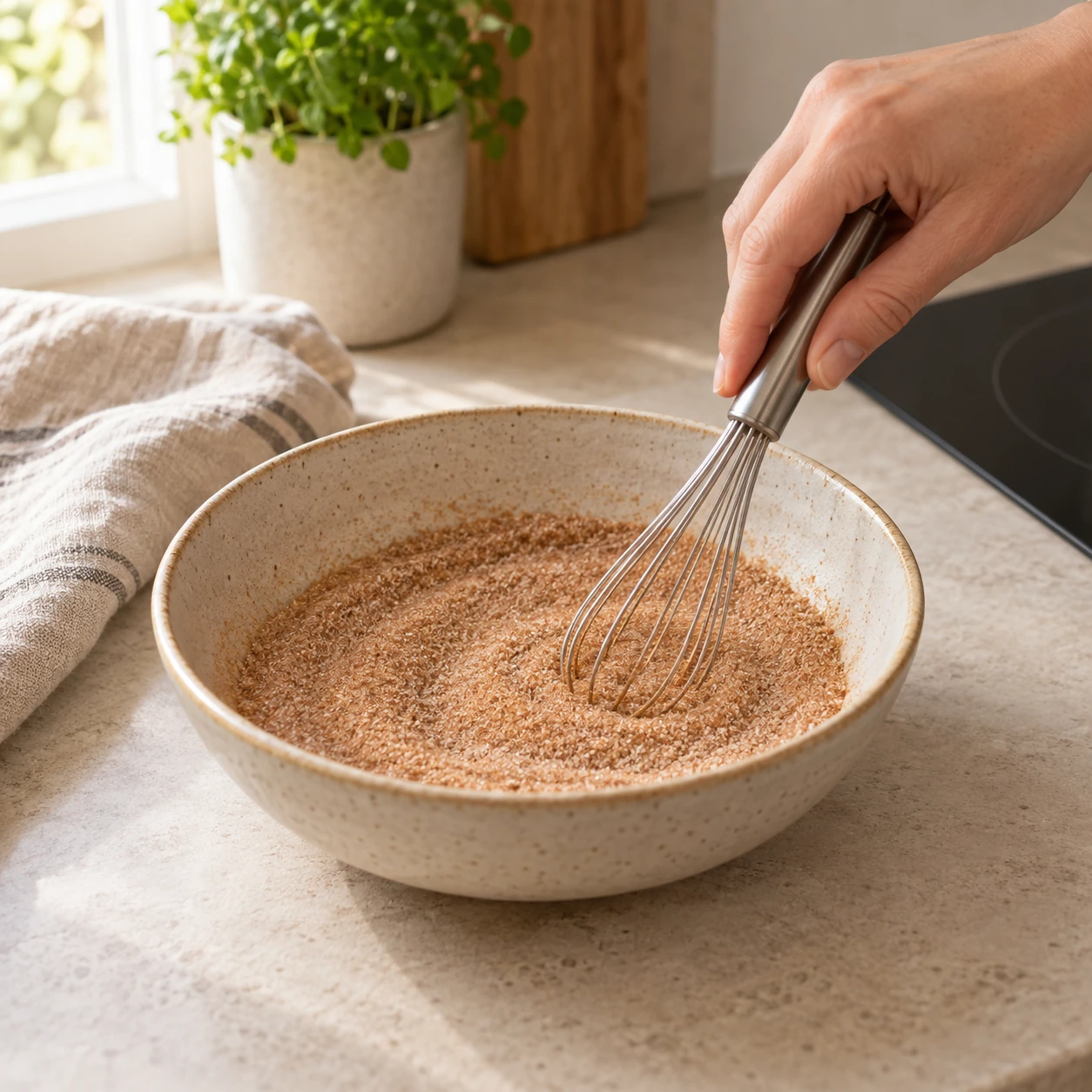 Mix the cinnamon sugar