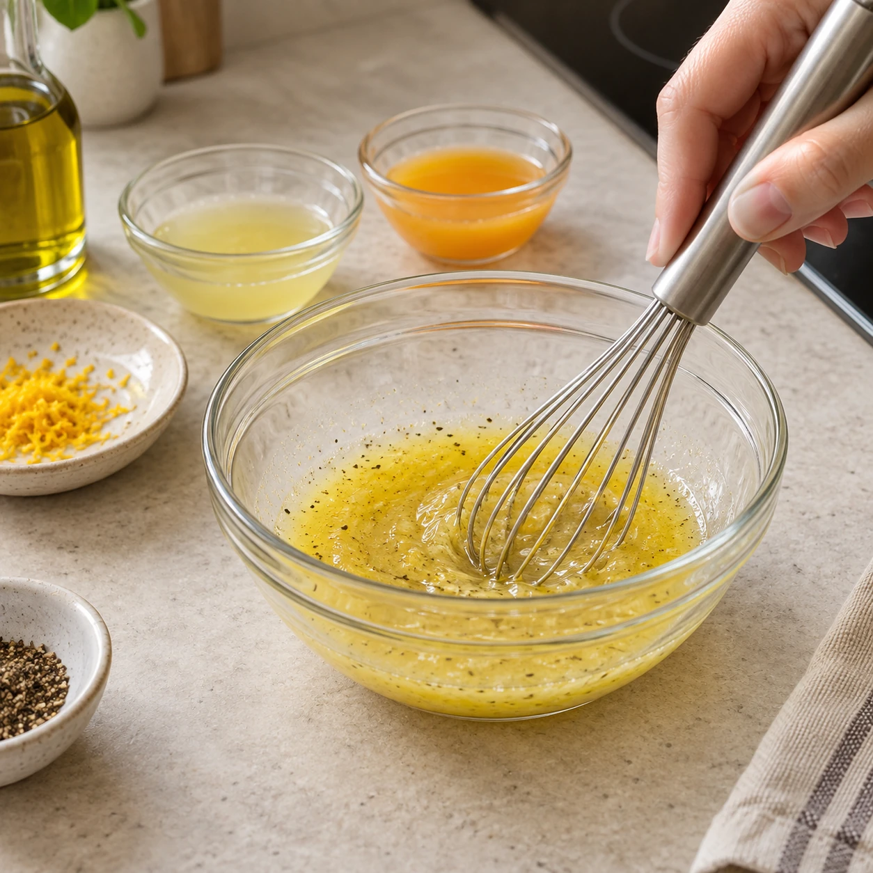 Whisk the citrus dressing