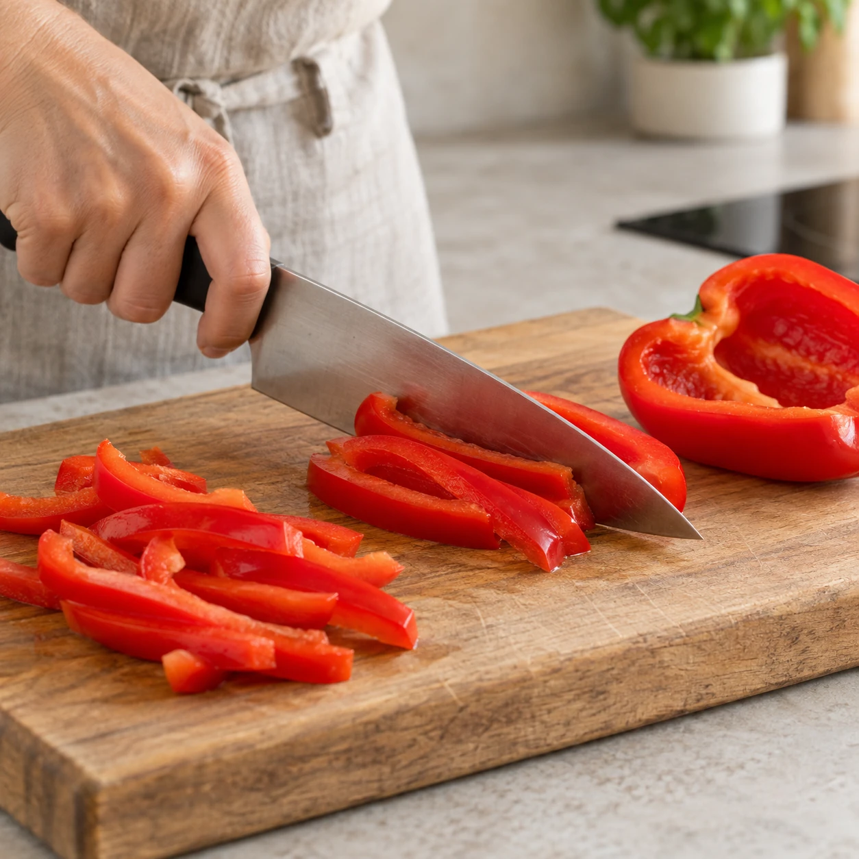 Prepare the vegetables