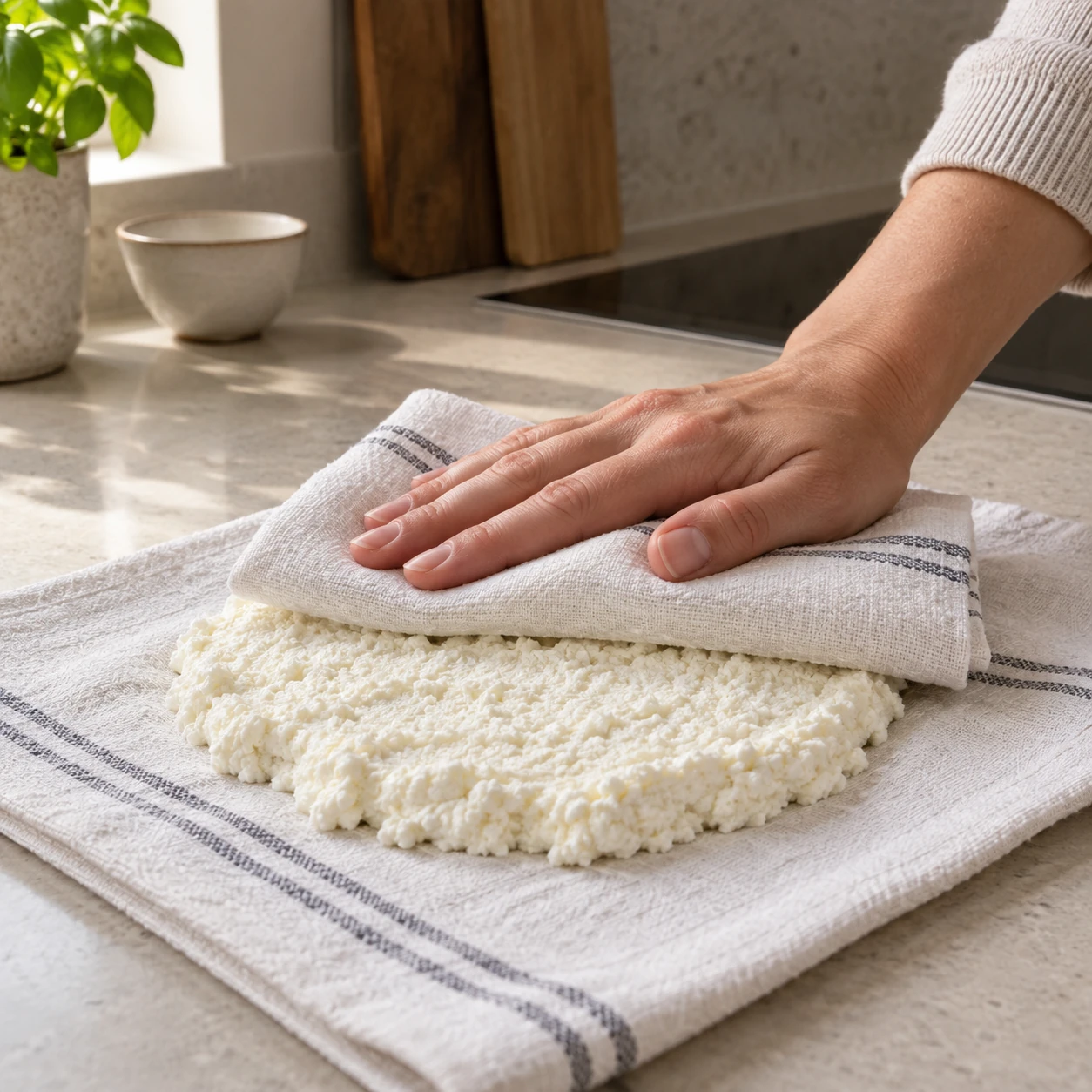Prepare the ricotta