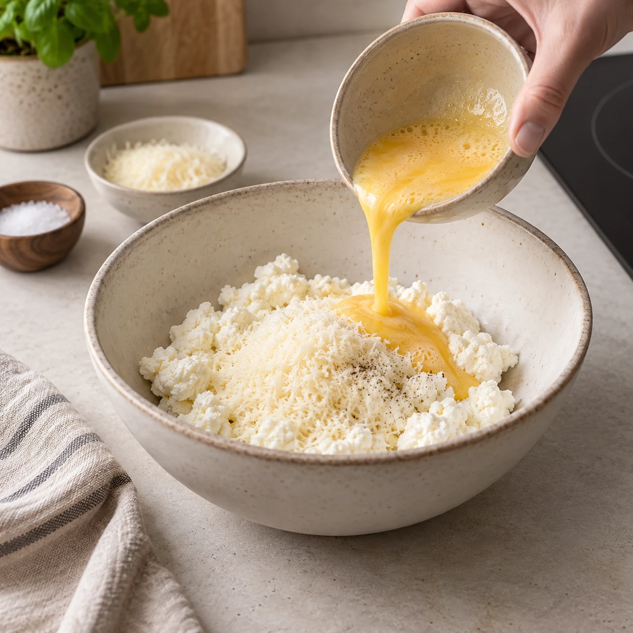Make the ricotta mixture