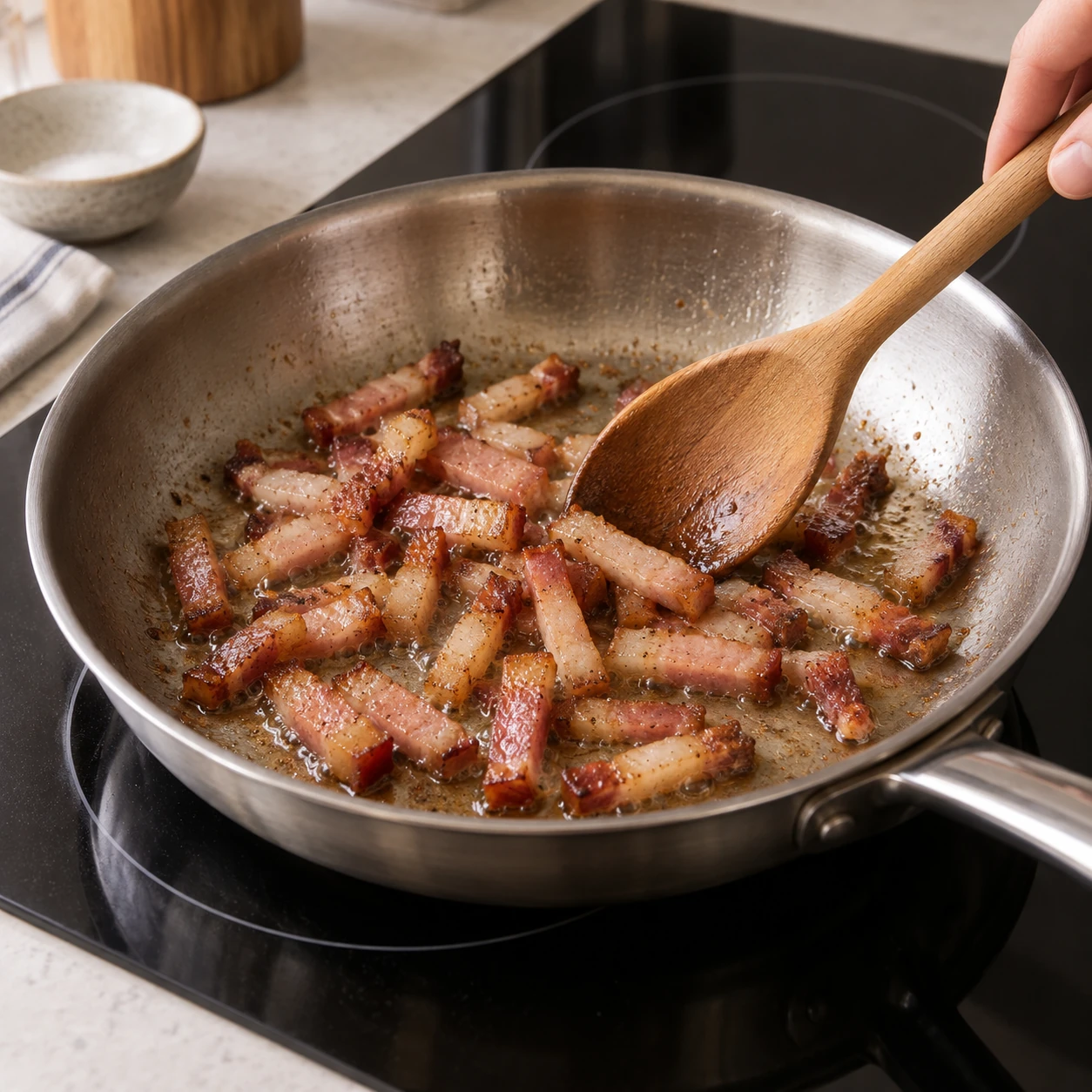 Render the guanciale