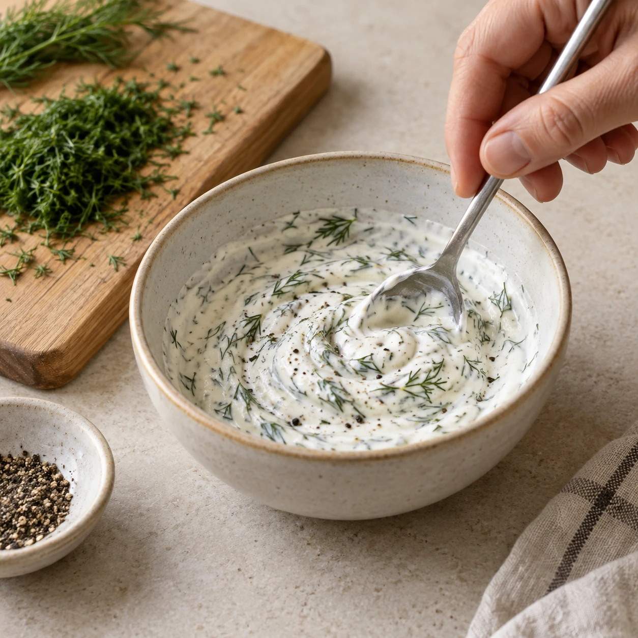 Prepare the cool topping