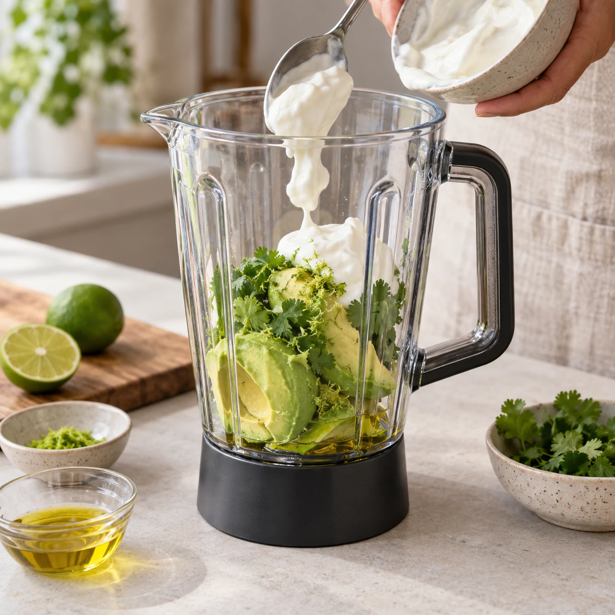 Make the avocado cream