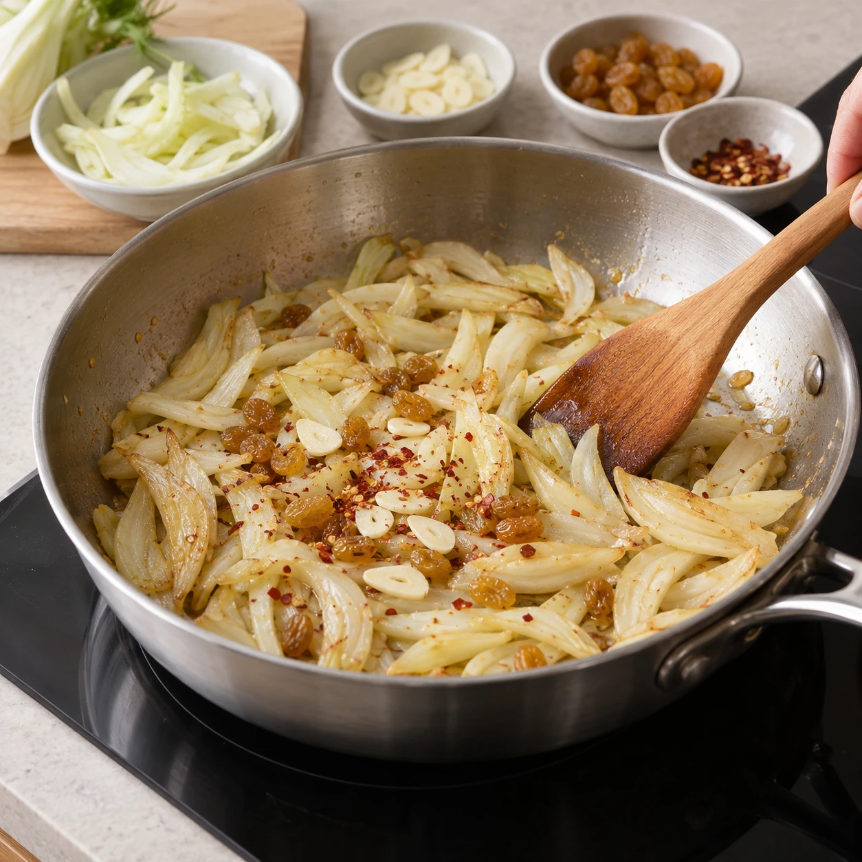 Cook the fennel