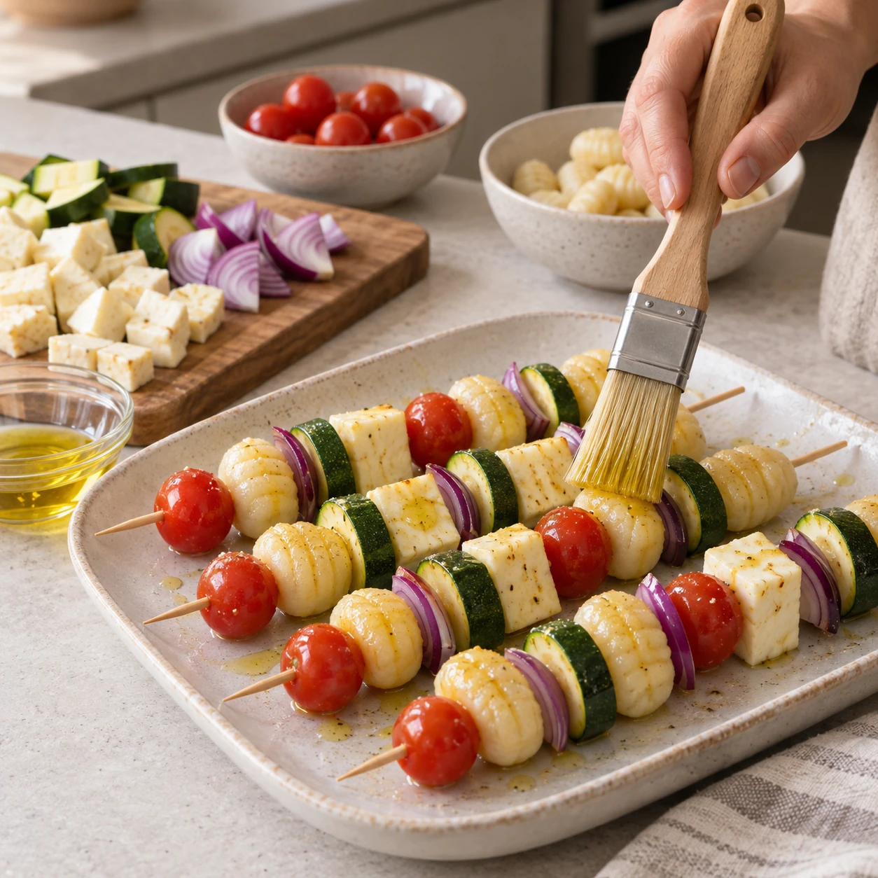 Build the skewers