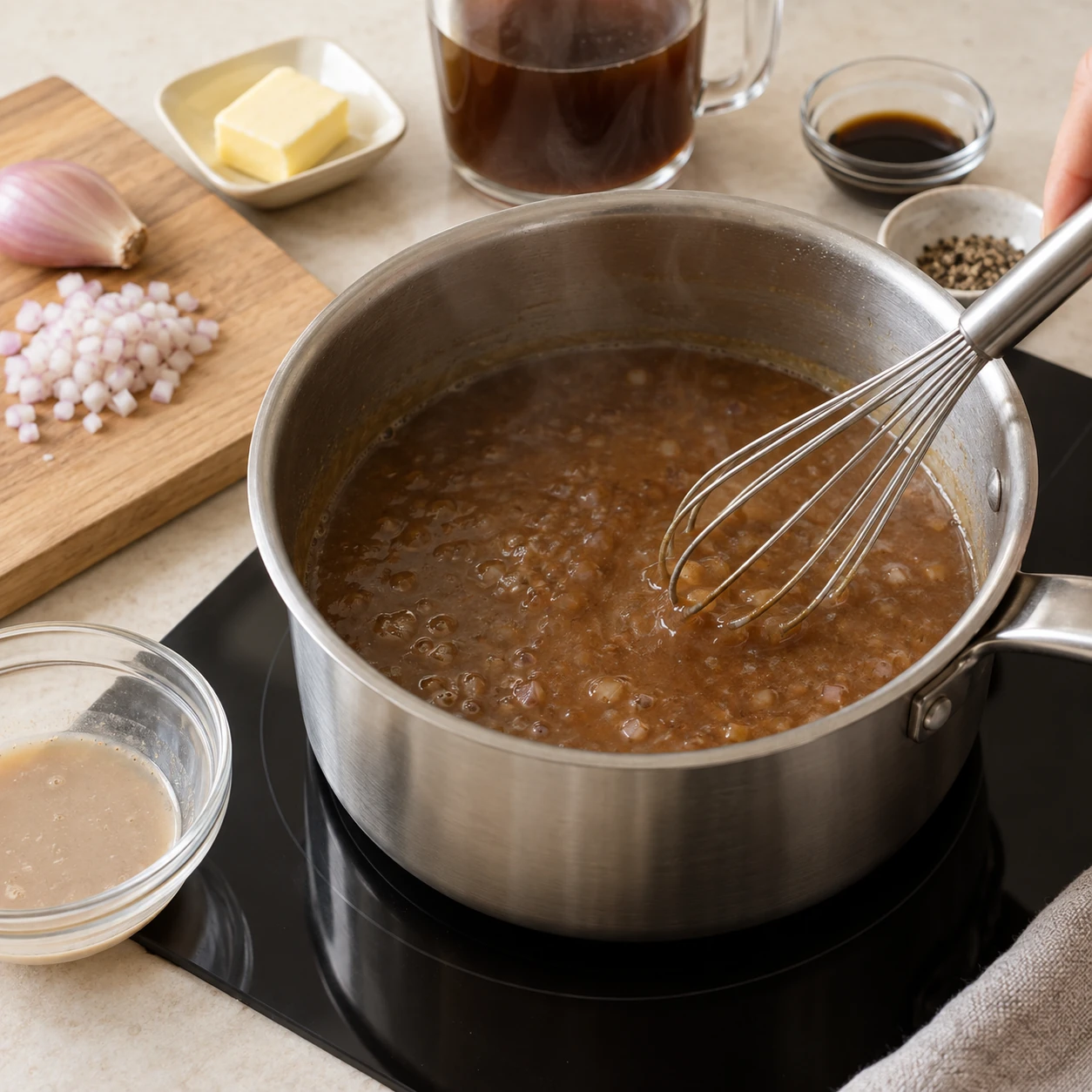 Make the beef gravy