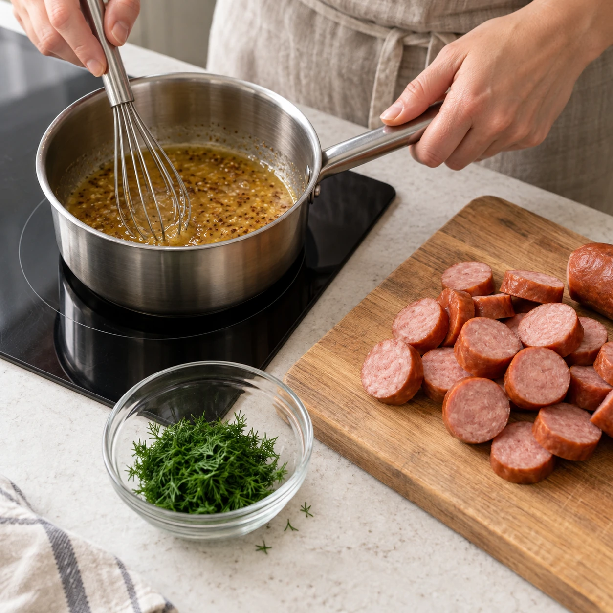 Mix the glaze