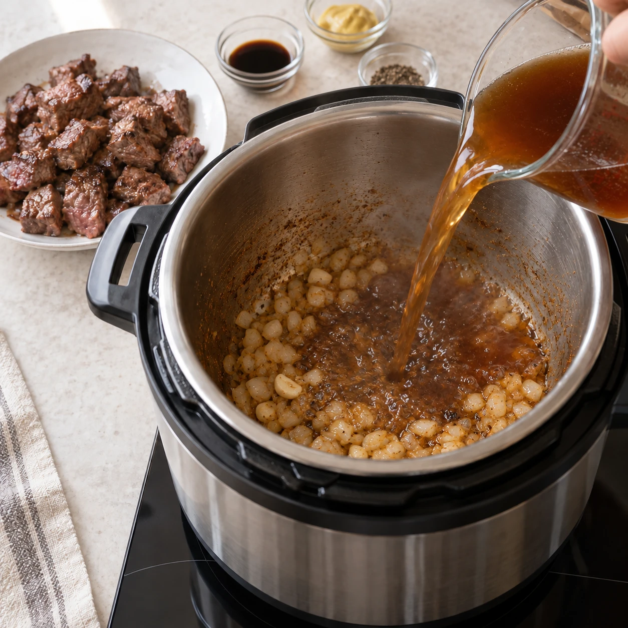 Build the pressure-cooker base