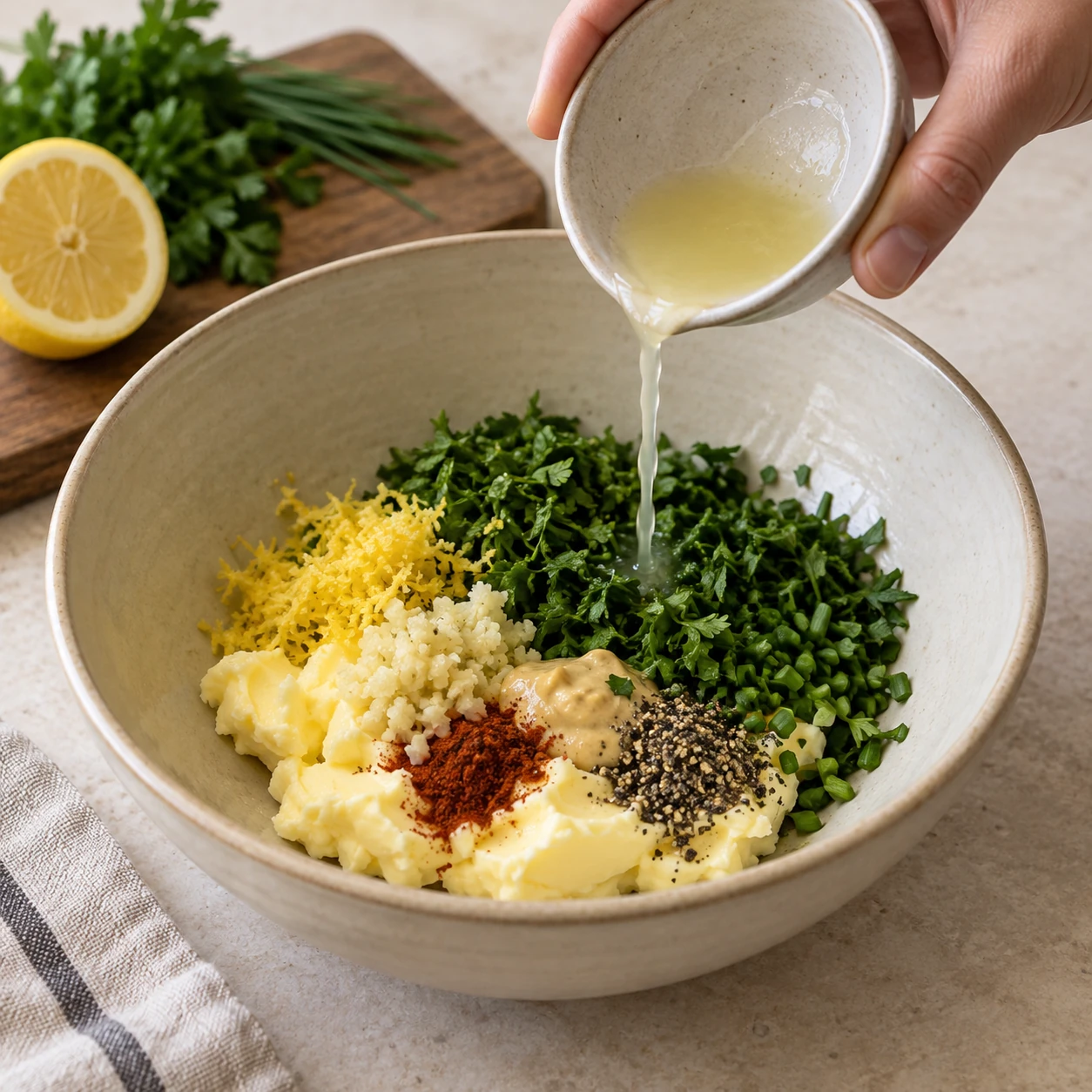 Mix the cowboy butter