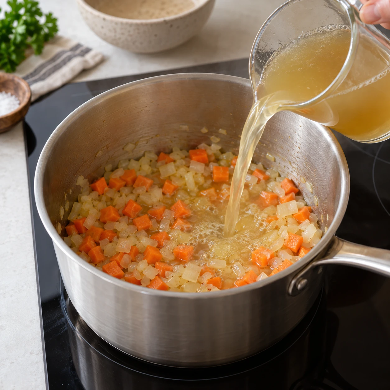 Build the soup base