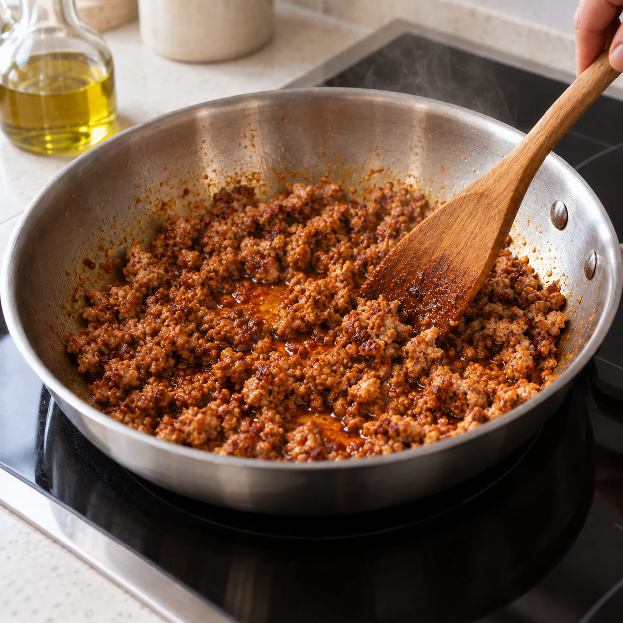 Fry the aromatics and pastes