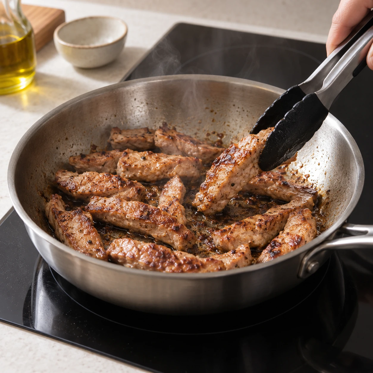 Cook and rest the pork