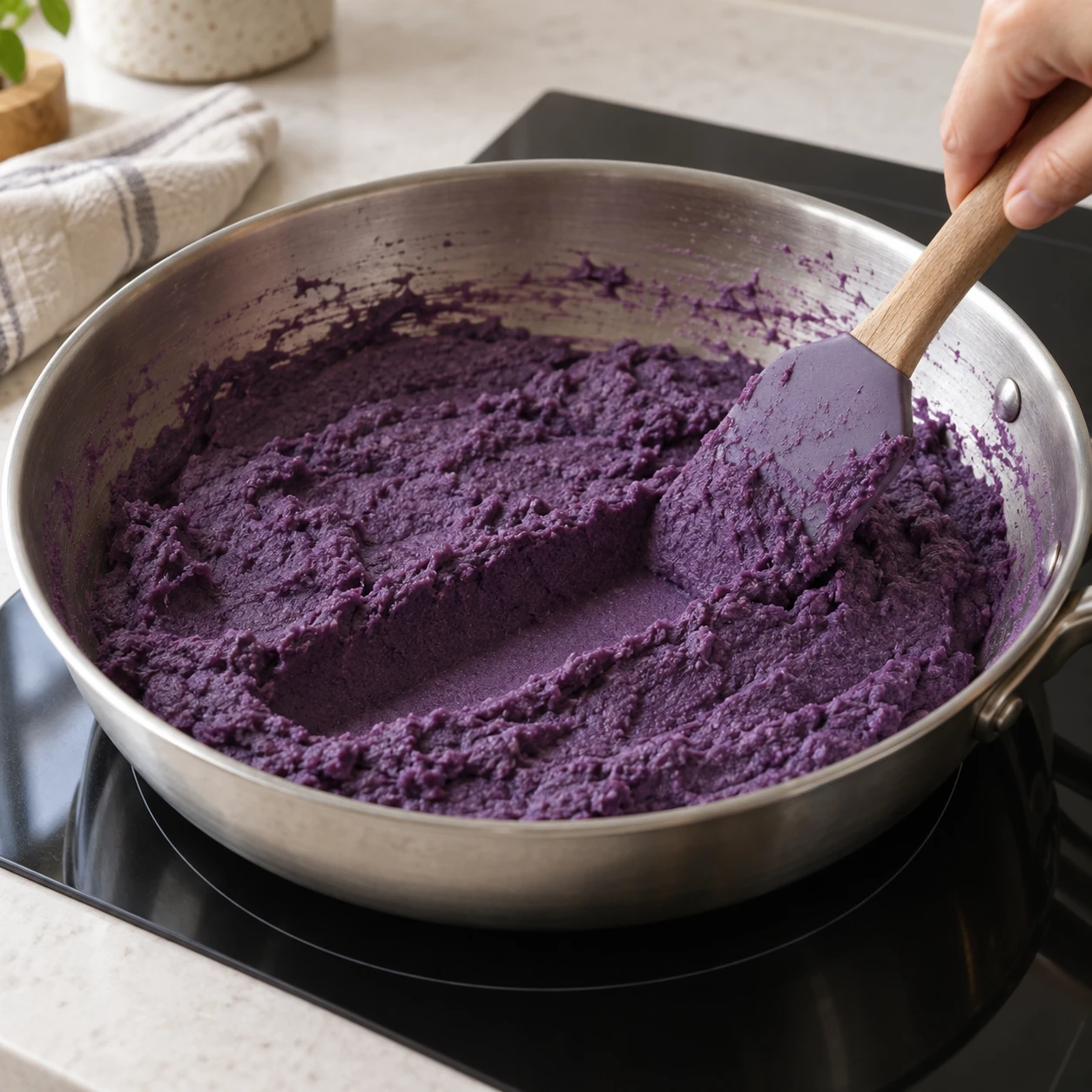 Dry the ube