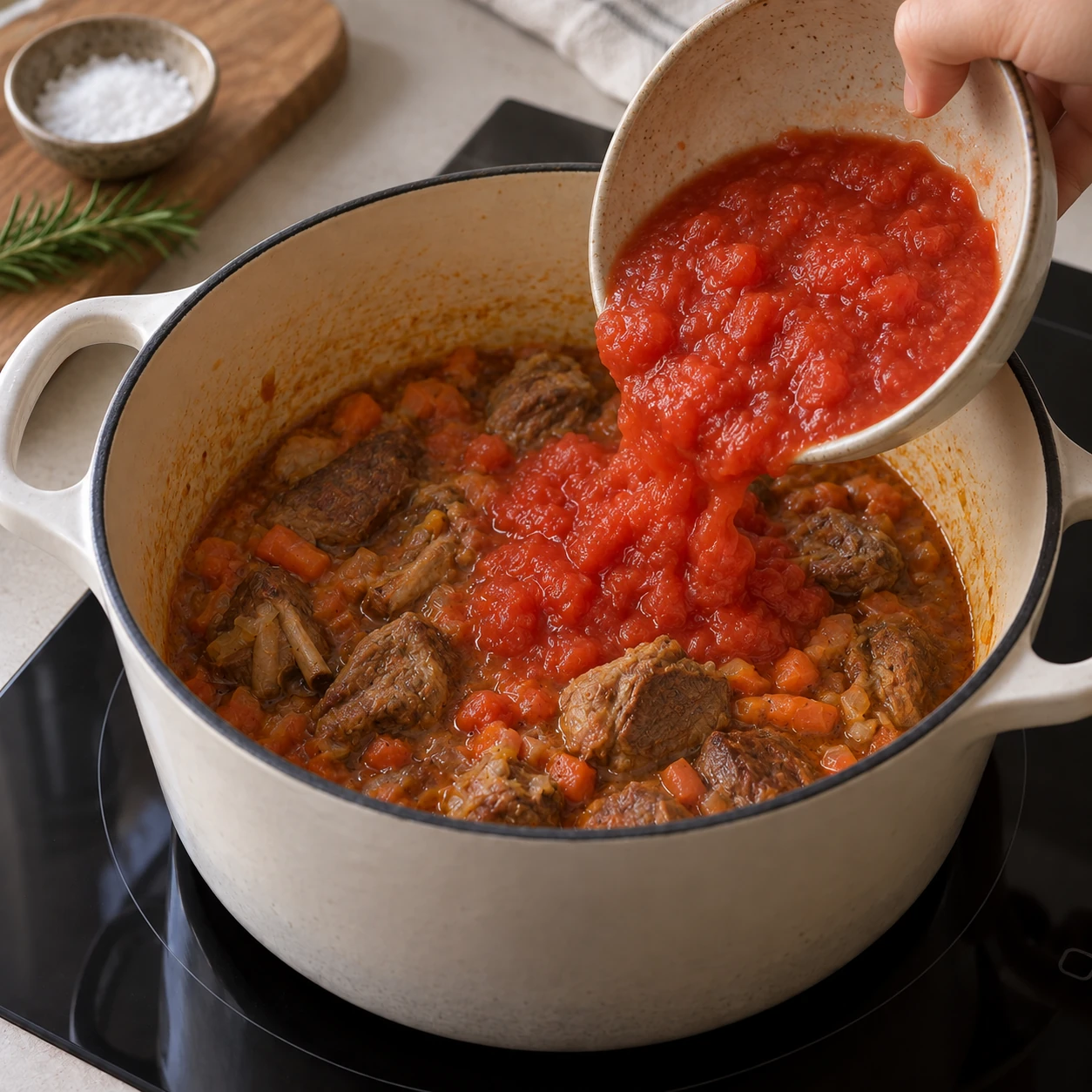 Braise until tender