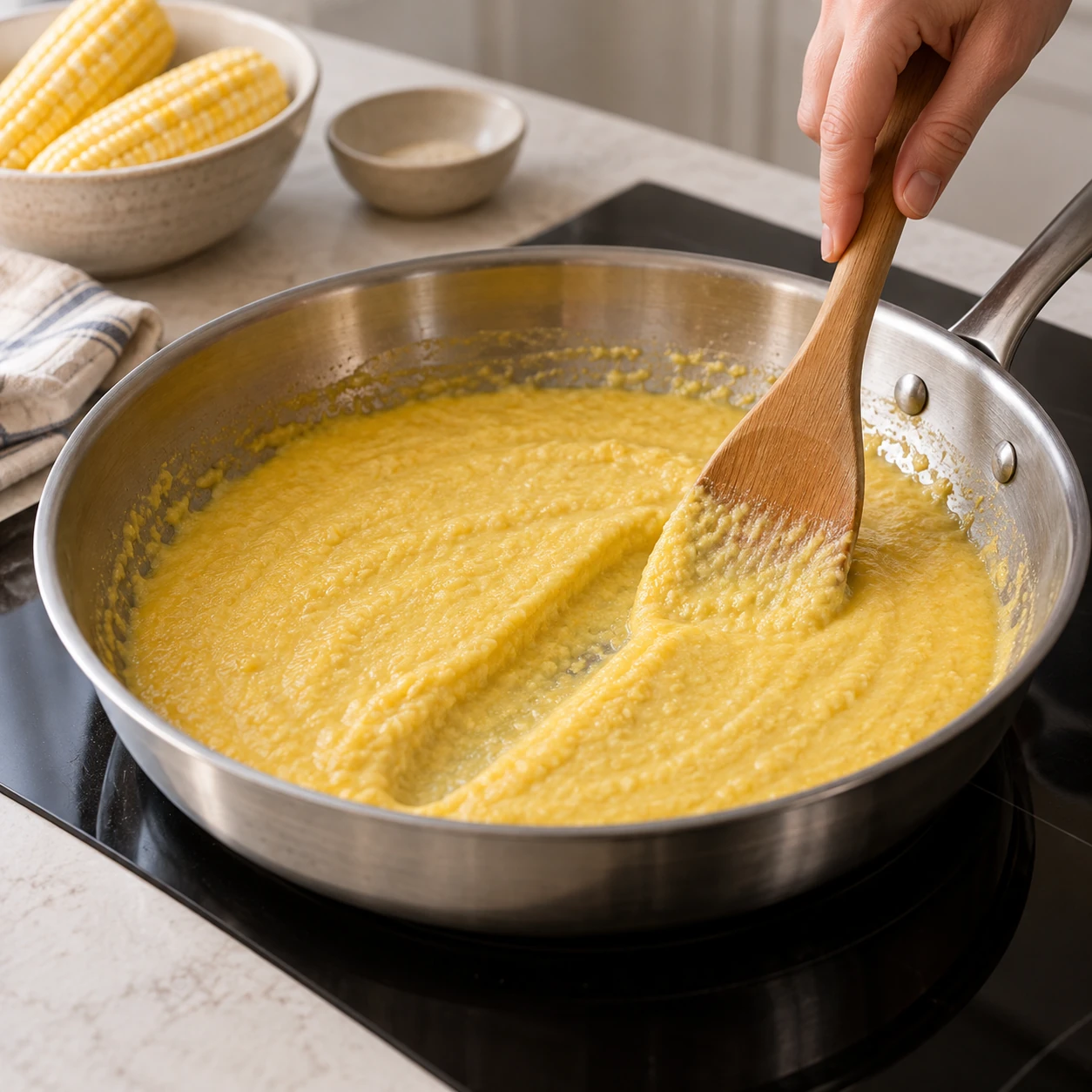 Concentrate the sweet corn