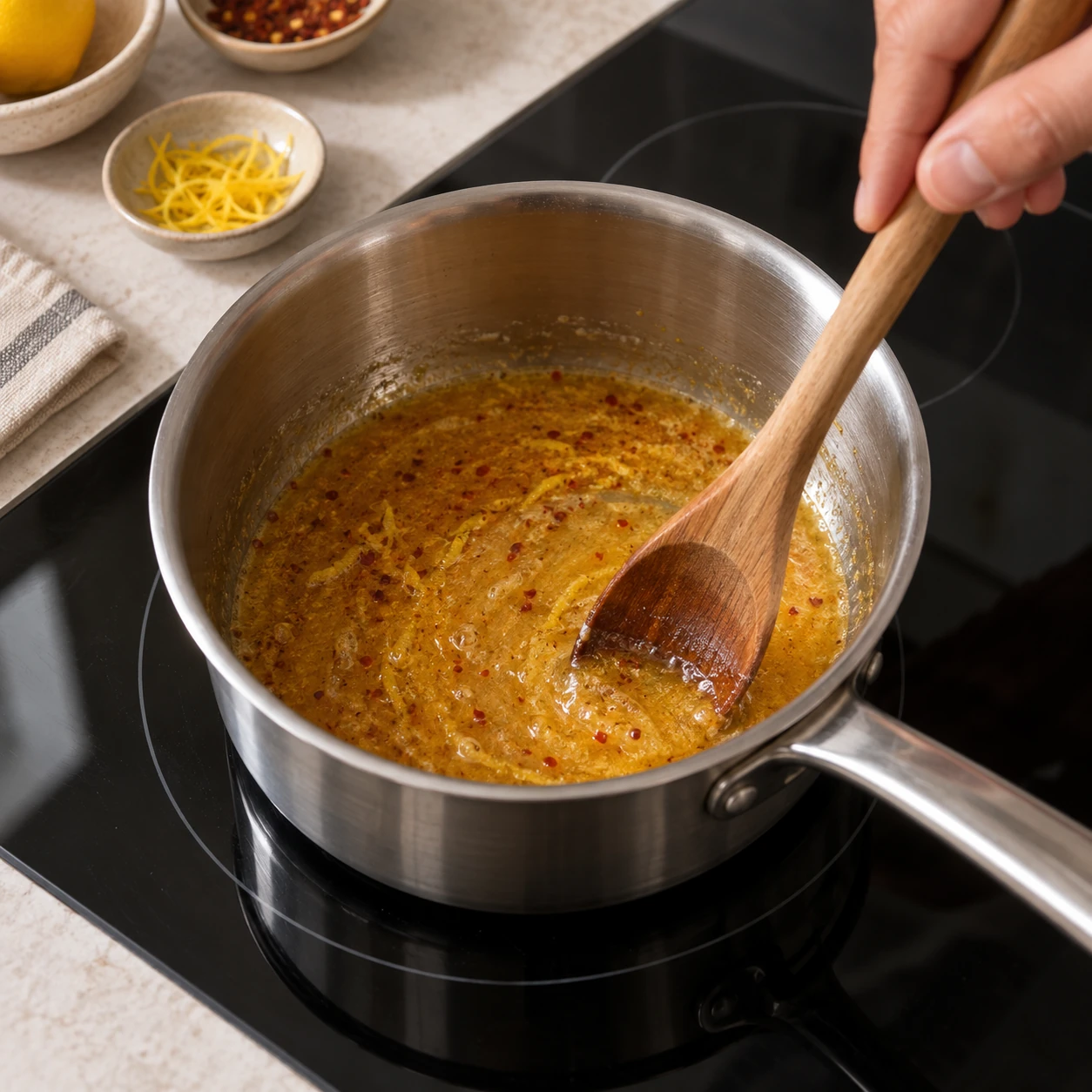Make the hot-honey butter