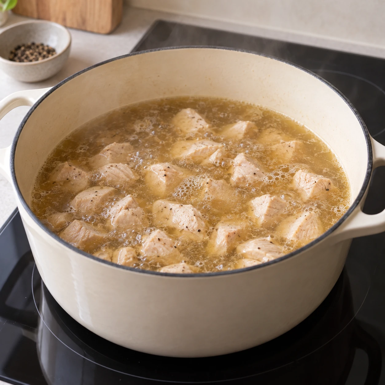 Cook the chicken