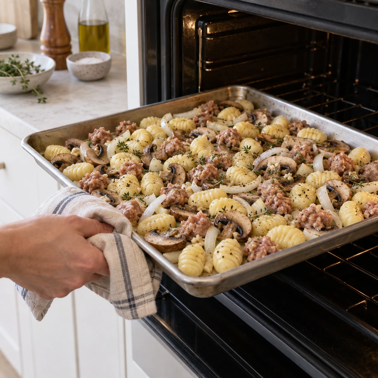 Roast the sheet pan