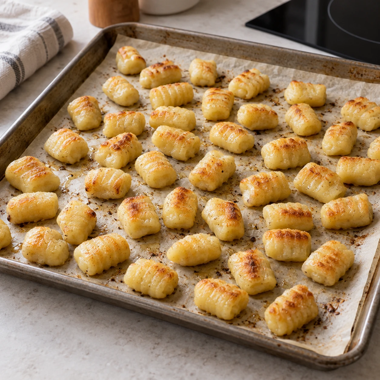 Bake the gnocchi