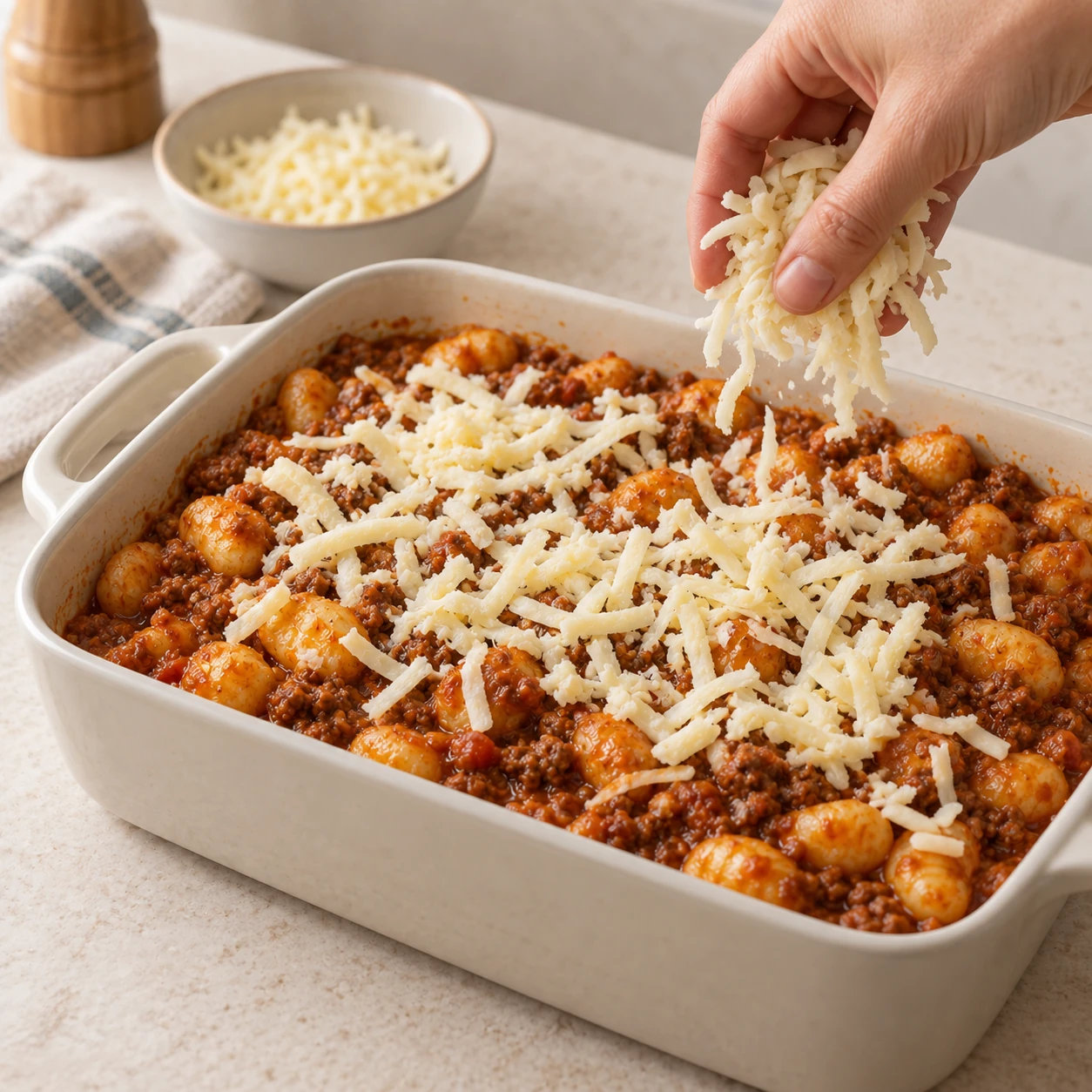 Assemble the casserole