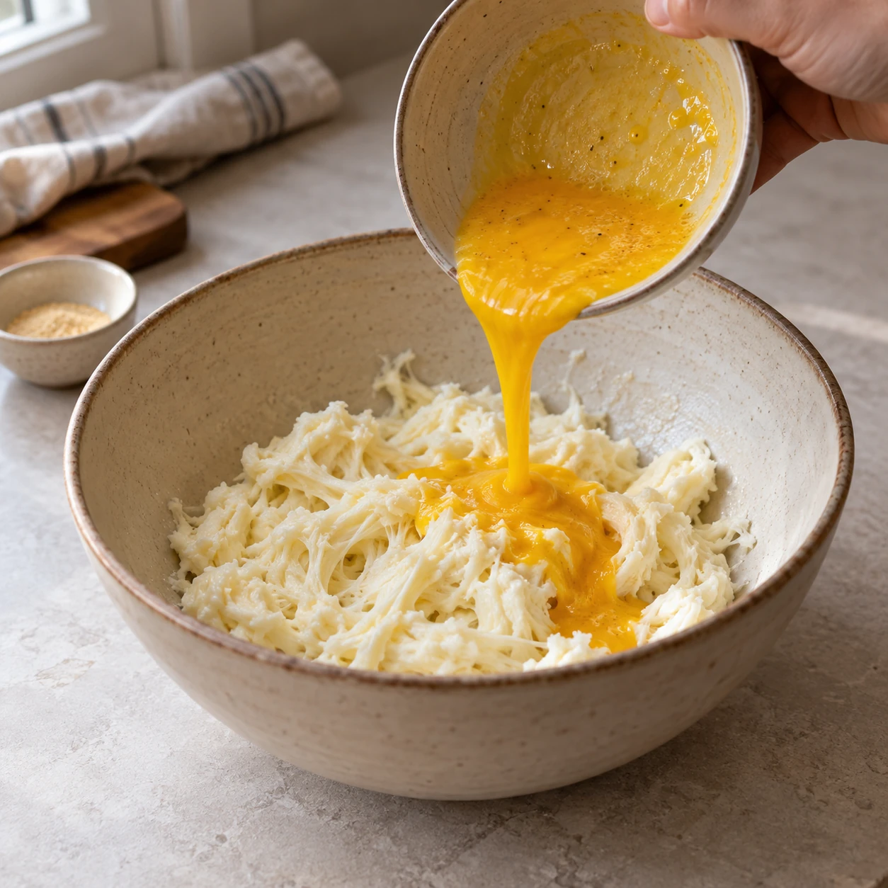 Work in the yolks