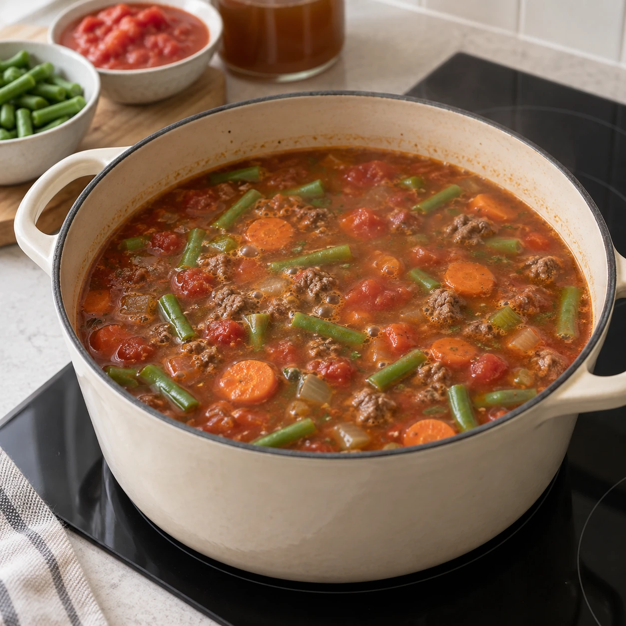 Simmer the soup