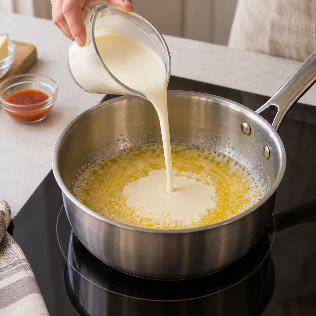 Make the Buffalo cream