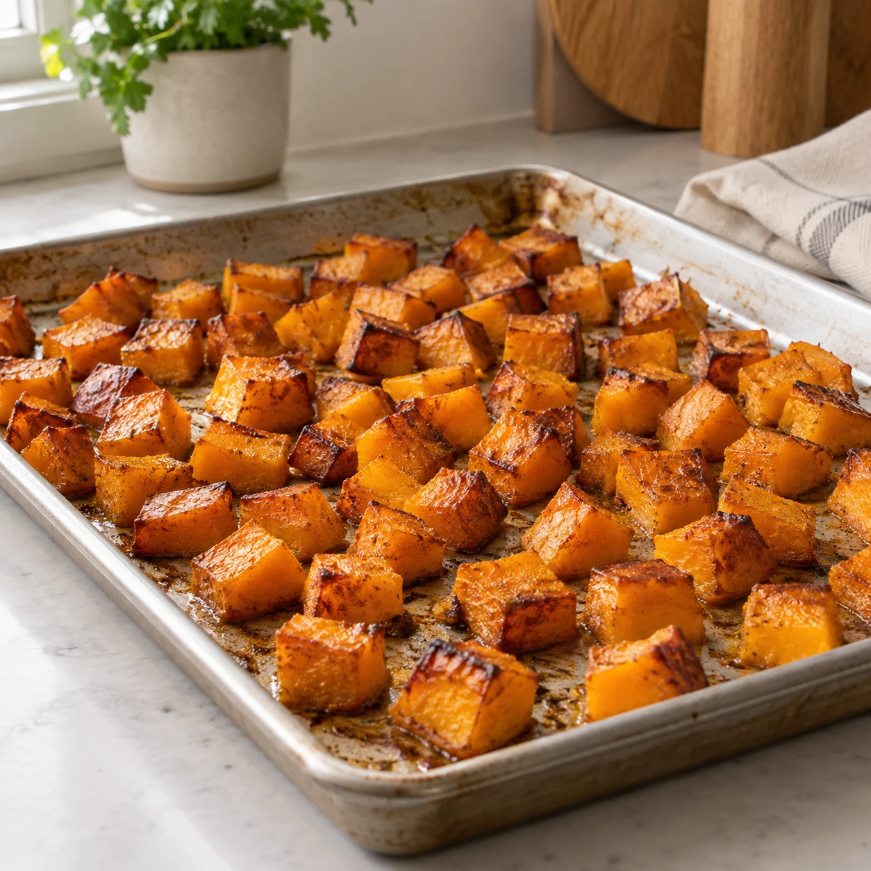 Roast the butternut squash