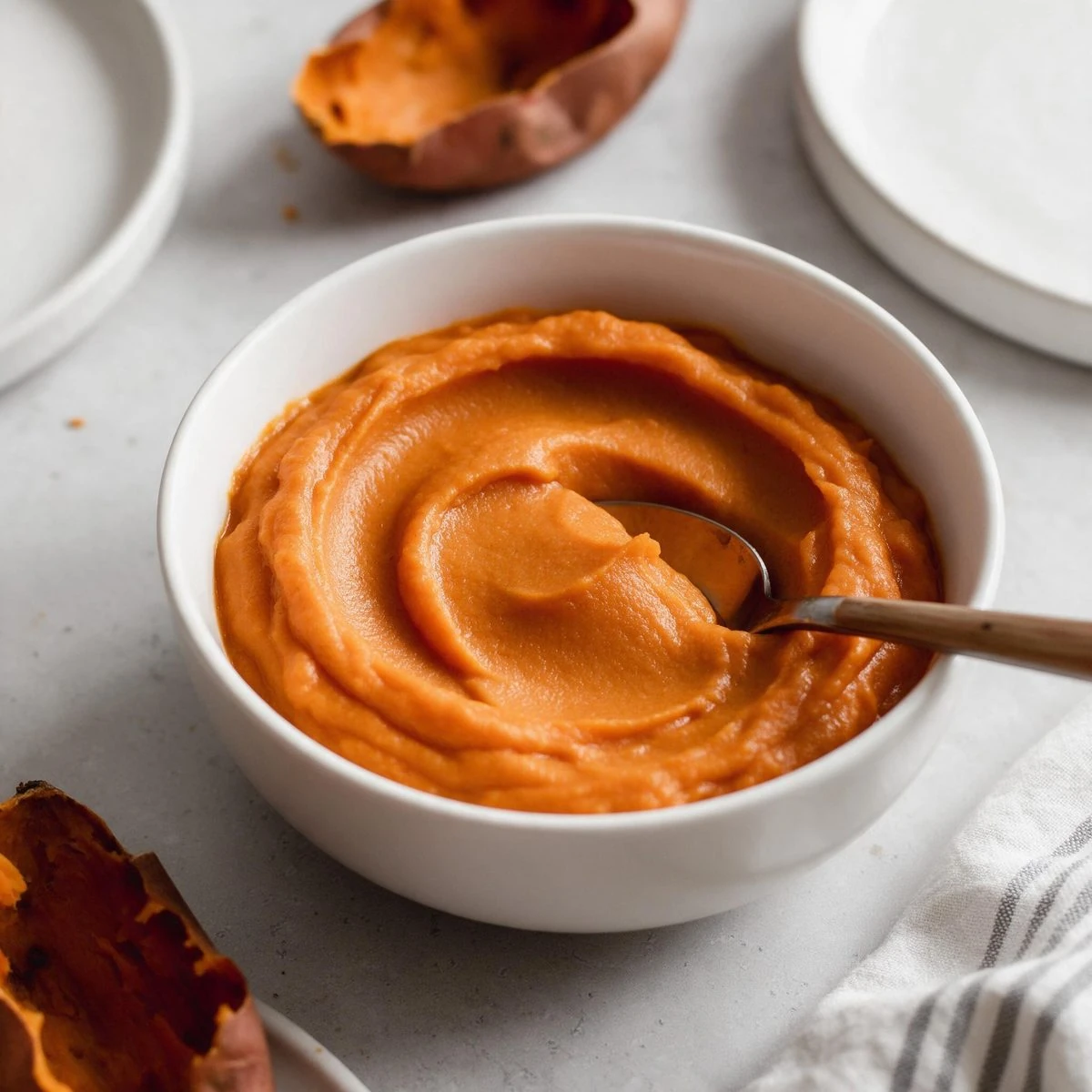 Prepare the sweet potato