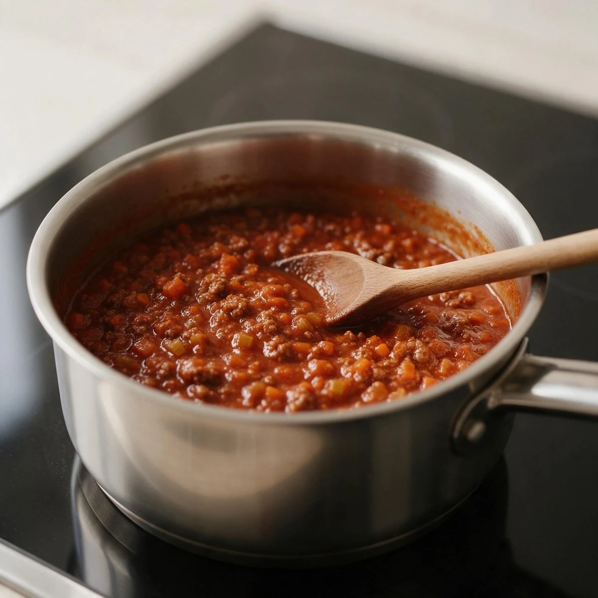 Simmer the ragù